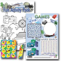 TRAVEL FUN ACTIVITY Pack - Pack of 100 - MP3436