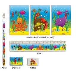 Sealife 5 Piece Stationery Set - Pack of 24