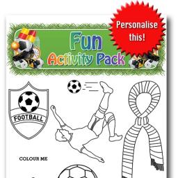 FOOTBALL FUN ACTIVITY Pack - Pack of 100 - MP2693