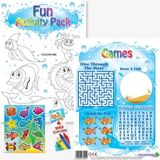 SEALIFE FUN ACTIVITY Pack - Pack of 100 - MP2627