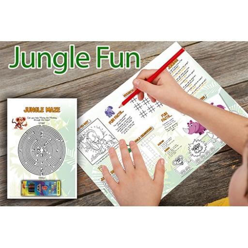Jungle Themed A3 Activity - Pack of 250