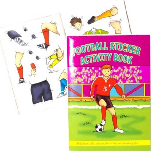 Football Sticker Activity Book - Pack of 100