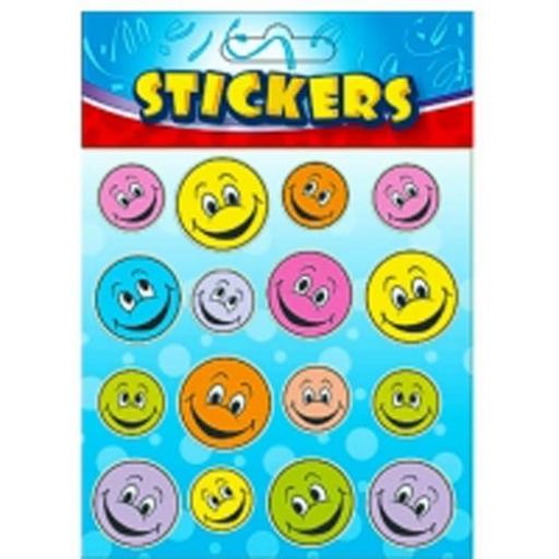 Happy Face Stickers - Pack of 72