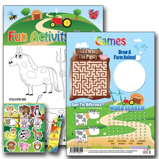 FARM FUN ACTIVITY Pack - Pack of 100 - MP2652