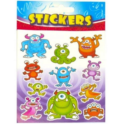 Monster Stickers - Pack of 72