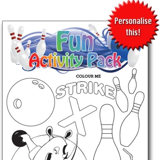 BOWLING FUN ACTIVITY Pack - Pack of 100 - MP2694