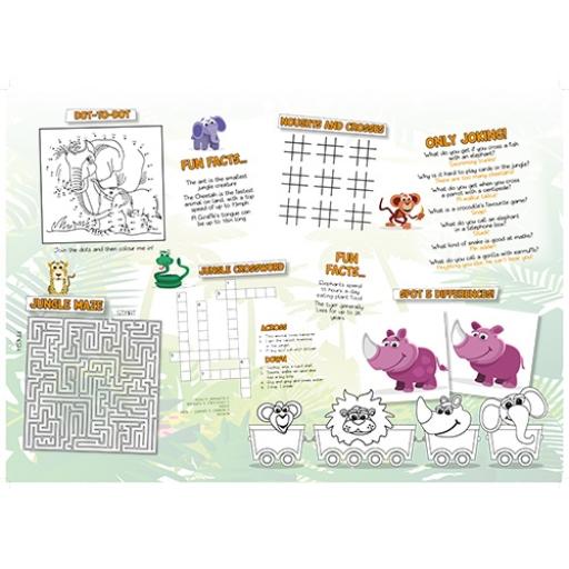 Jungle Themed A3 Activity - Pack of 250