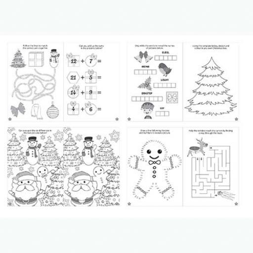 Christmas Puzzle Book - 16pp - Pack of 48