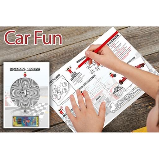 Car Themed A3 Activity - Pack of 250