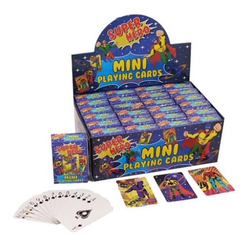 Superhero Mini Playing Cards - Pack of 24