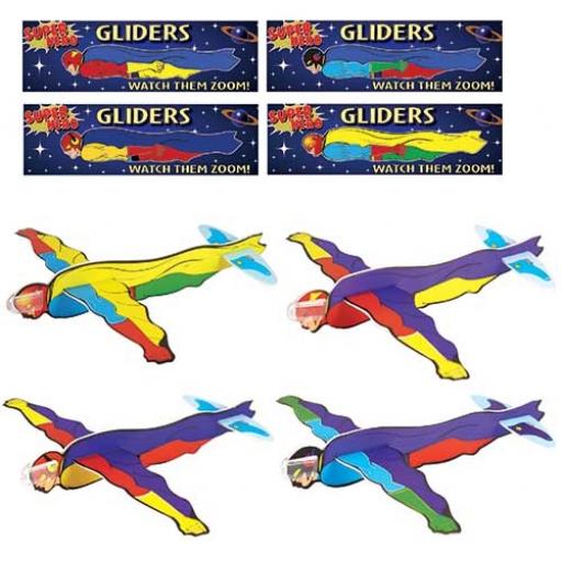 Superhero Glider - Pack of 48
