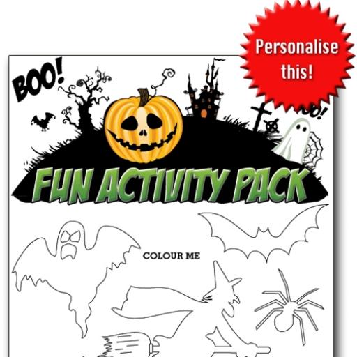 HALLOWEEN FUN ACTIVITY Pack - Pack of 100 - MP2745