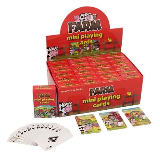 Farm Mini Playing Cards - Pack of 24