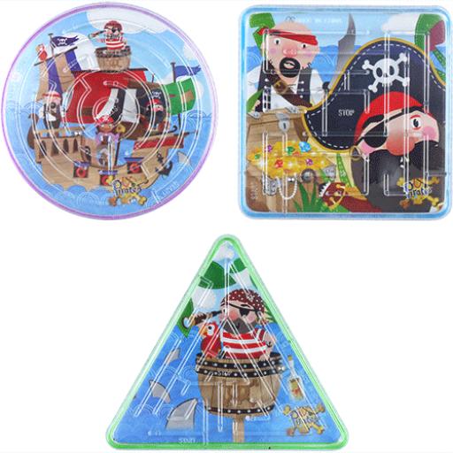 Pirate Maze Puzzle - Pack of 96