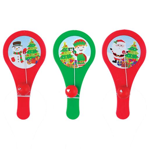 Christmas Paddle Ball - Pack of 96