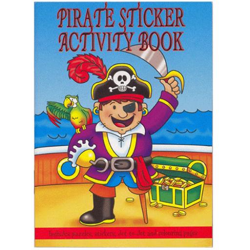 Pirate Sticker Activity Book - Pack of 100