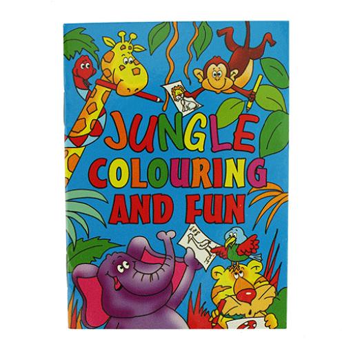 Jungle Colouring & Fun Book - 16pp - Pack of 100