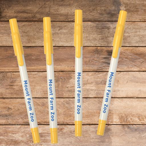 CIAK Pens - Yellow (Pack of 100)