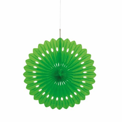 Lime Green Decorative Fan