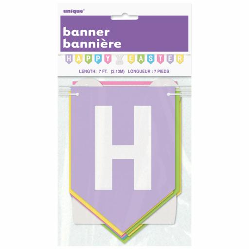 Happy Easter Pennant Banner