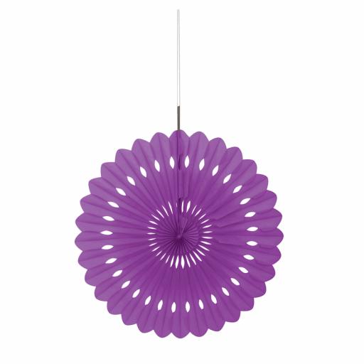 Purple Decorative Fan