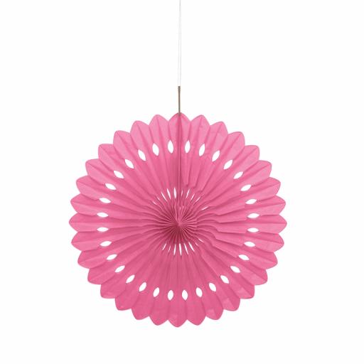 Hot Pink Decorative Fan