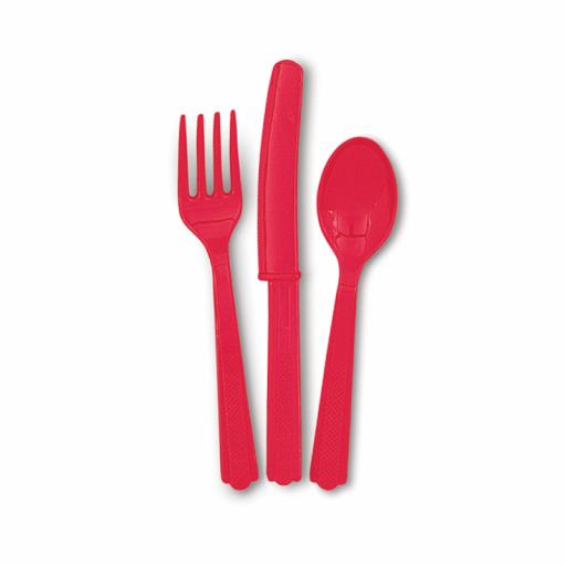 Red Cutlery