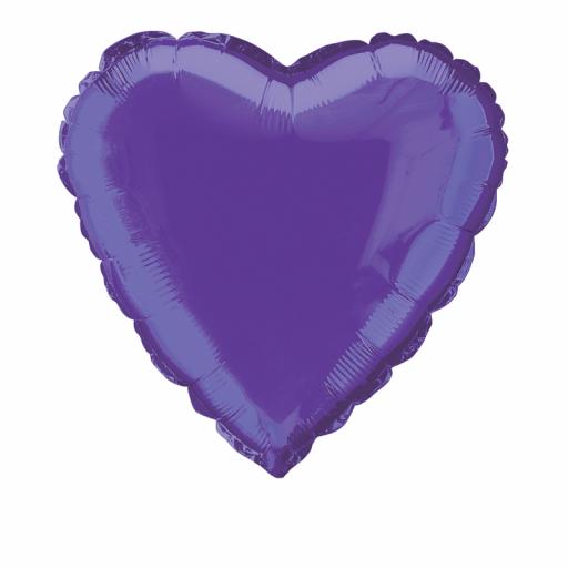 Deep Purple Heart Foil