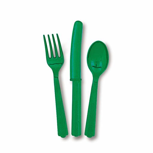 Emerald Green Cutlery