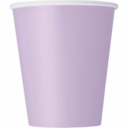 Lavender Paper Cups