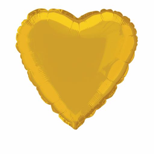 Gold Heart Foil