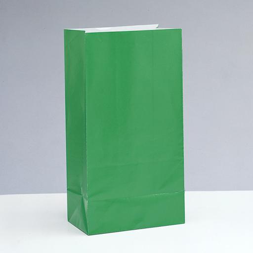 Green Paper Party Bags