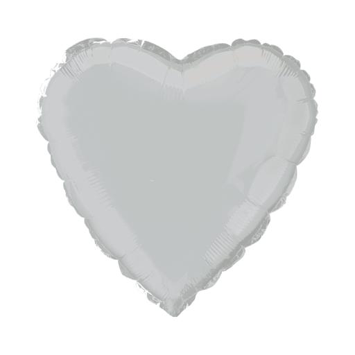 Silver Heart Foil