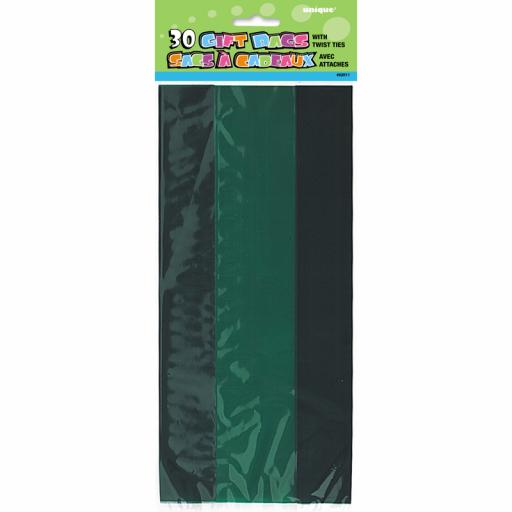 Cello Bag - Green - Pack of 30