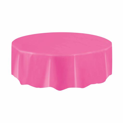 Hot Pink Round Tablecover