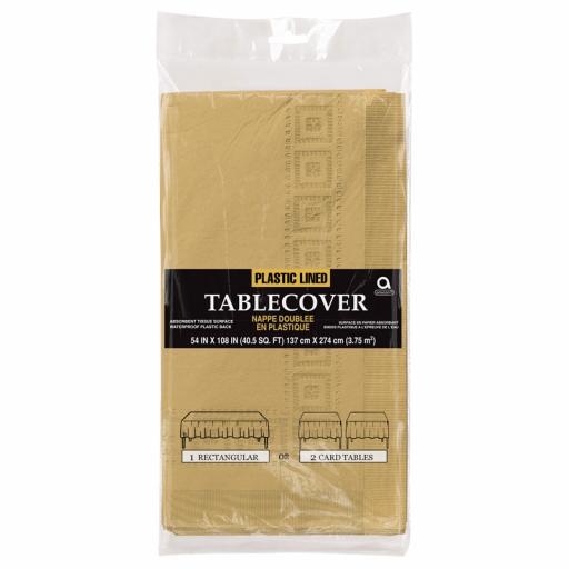 Gold Paper Tablecover