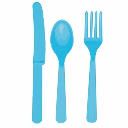 Caribbean Blue Cutlery
