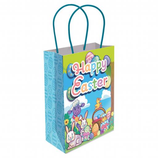 Easter Paper Bag with Handle - Pack of 24
