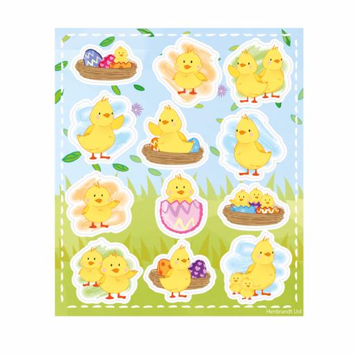 Easter Chick Stickers - Box of 120