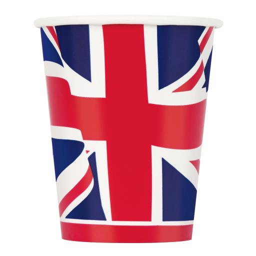 Union Jack Cups - Pack of 8